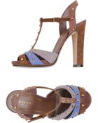 Gucci Highheeled Sandals - Lyst