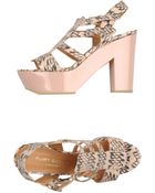 Kurt Geiger Platform Sandals - Lyst