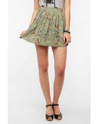 Urban Outfitters Blossom Mini Skirt - Lyst