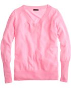 J.Crew Collection Cashmere Vneck Sweater - Lyst