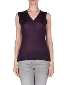 Ballantyne Cashmere Sweater - Lyst