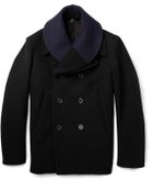 Jil Sander Detachablecollar Wool Peacoat - Lyst