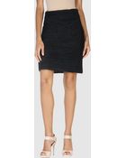 Jil Sander Knee Length Skirt - Lyst