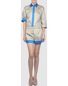 Love Moschino Short Pant Overall - Lyst