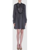 Patrizia Pepe Short Dress - Lyst
