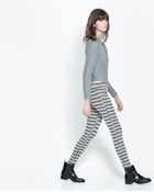 Zara Trousers with Zips - Lyst