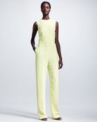 Valentino Cutout-Back Sleeveless Jumpsuit - Lyst