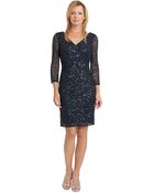 Js Collections Sequined V Neck Dress - Lyst