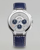 Philip Stein Mens Chronograph Watch With Crocodile Strap - Lyst
