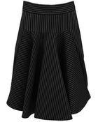Stella McCartney Pinstripe Peplum Betty Skirt - Lyst