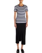 Yohji Yamamoto Striped Tee - Lyst