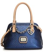 Guess Guess Handbag Margeaux Amour Dome Satchel - Lyst