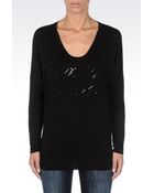 Armani Jeans Print T-Shirt - Lyst