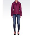Armani Jeans Full Zip Hooded Down Jacket - Lyst