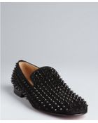 Christian Louboutin Slipon Loafers - Lyst