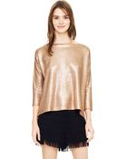 Club Monaco April Foil Sweater - Lyst