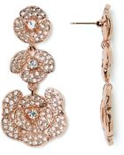 Kate Spade Disco Pansy Chandelier Earrings - Lyst