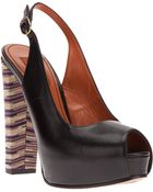 Missoni Open Toe Pump - Lyst
