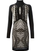 Roberto Cavalli Printed Dress - Lyst
