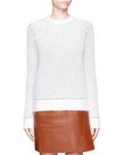 3.1 Phillip Lim Bubble Knit Sweater - Lyst