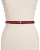 Calvin Klein Reversible Faux Leather Belt - Lyst