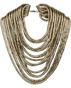 Topshop Premium Mega Multi Row Collar - Lyst