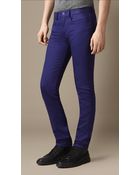 Burberry Shoreditch Piece Dyed Skinny Fit Jeans - Lyst