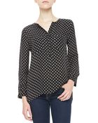Joie Nepal Printed Silk Blouse - Lyst