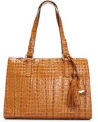 Brahmin La Scala Leather Tote - Lyst
