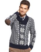 Tommy Hilfiger Benson Shawl Collar Sweater - Lyst