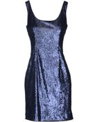 Charlott Short Dress - Lyst