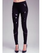 Bebe Linear Legging - Lyst