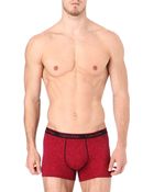 Calvin Klein Patterned Stretch-cotton Trunks - Lyst