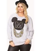 Forever 21 Streetchic Mickey Mouse Sweatshirt - Lyst