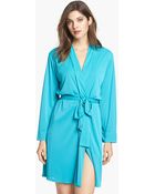 Natori Aphrodite Short Robe - Lyst