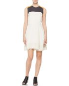 3.1 Phillip Lim Colorblocked Silk Dress - Lyst