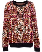 Pull&Bear Jacquard Jersey - Lyst