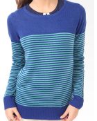 Forever 21 Colorblocked Striped Sweater - Lyst