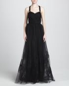 Jason Wu Tulle Gown with Halter Harness - Lyst