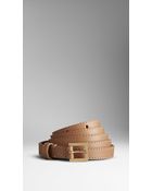 Burberry Double Wrap Deerskin Belt - Lyst
