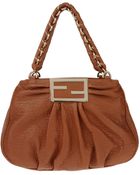 Fendi Medium Leather Bag - Lyst