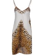 Just Cavalli Knee-Length Dress - Lyst