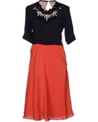 Marni Kneelength Dress - Lyst
