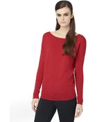 Calvin Klein Jeans Ottoman Textured Stripe Knit Pullover - Lyst