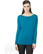 Calvin Klein Jeans Ottoman Textured Stripe Knit Pullover - Lyst