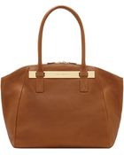 Vince Camuto Jace Leather Tote - Lyst