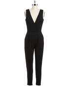 French Connection Sleeveless Jumpsuit - Lyst
