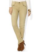 Lauren by Ralph Lauren Petite Straight Seamed Jeans - Lyst