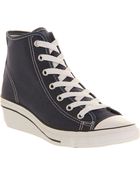 Converse All Star Hiness Trainers Navy - Lyst