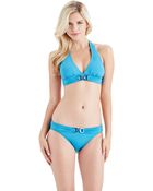 Michael Kors D-Ring Halter Bikini Top - Lyst